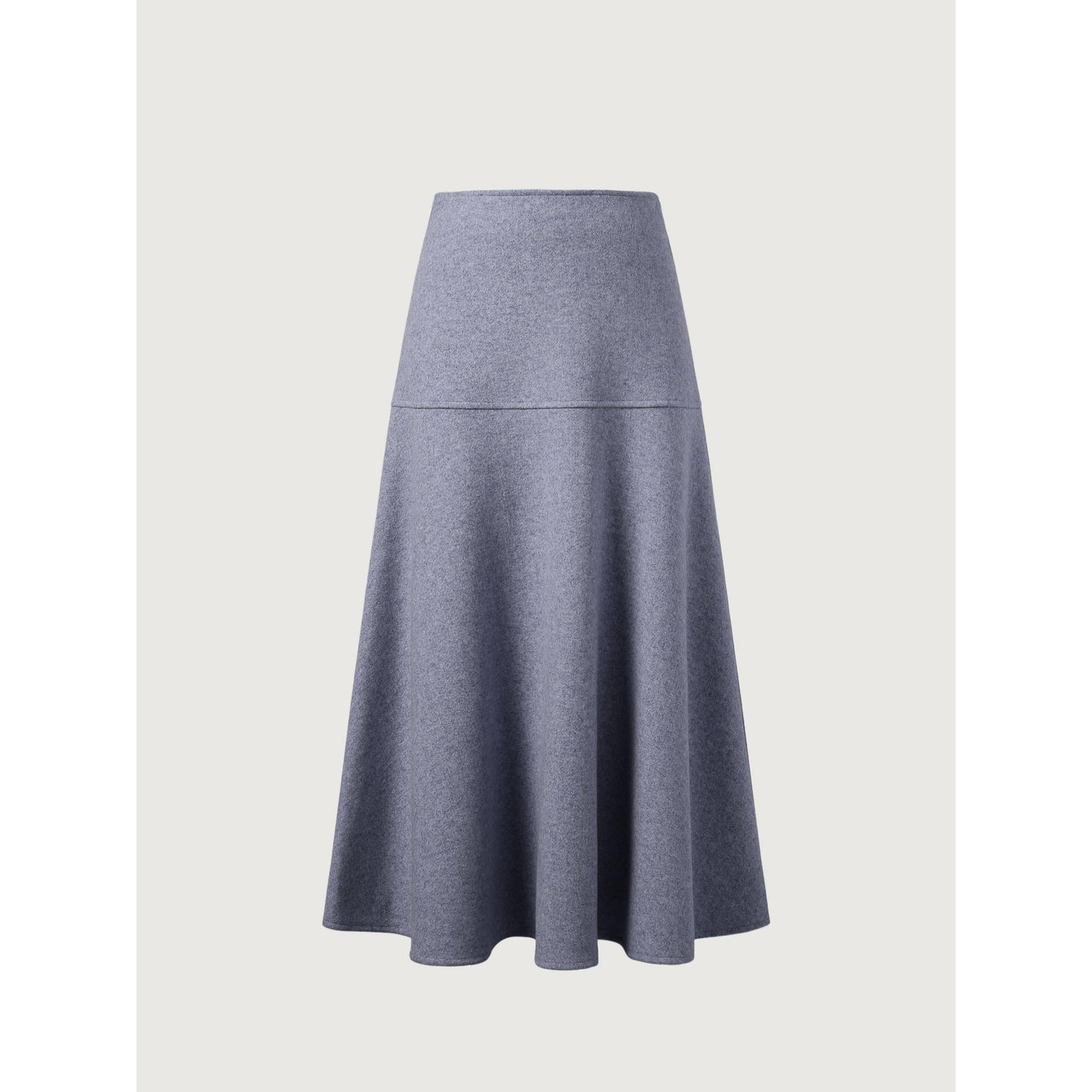 Wollook Uitlopende Maxirok