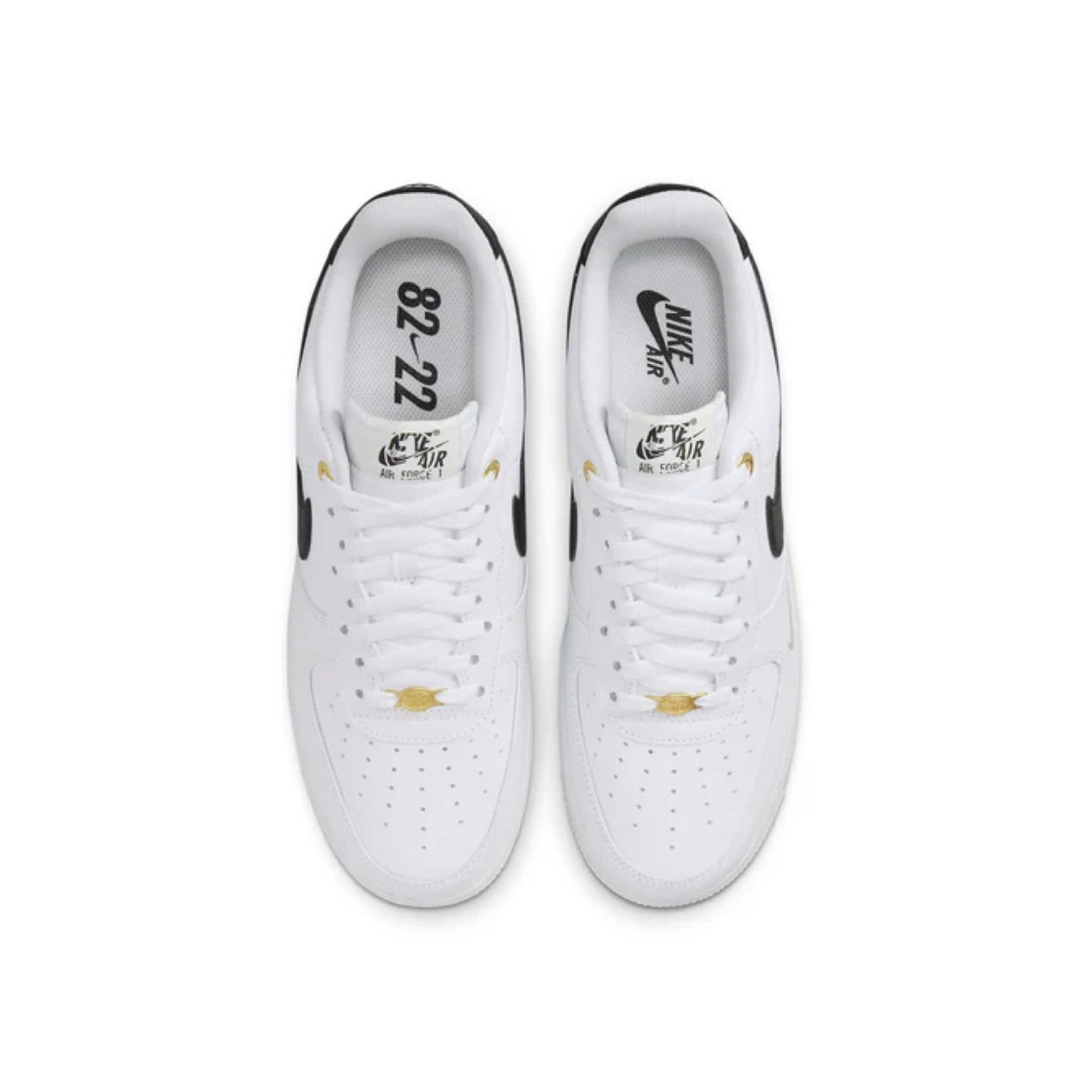 Sneaker NK Air Force 1 40th Anniversary White Black