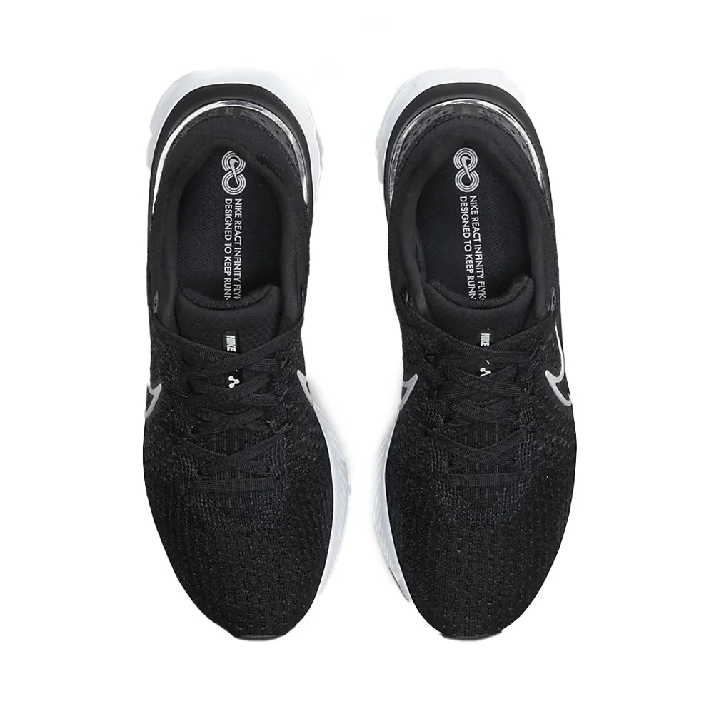Sneaker NK React Infinity Run Flyknit 3 Wit/Zwart