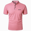 Premium Polo met Mandarijnkraag