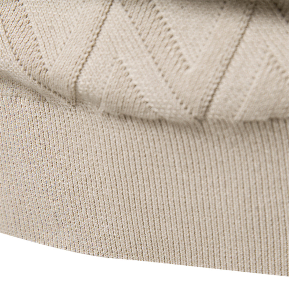 RL- Heritage Trui met Diamantbreisel en Ronde Hals
