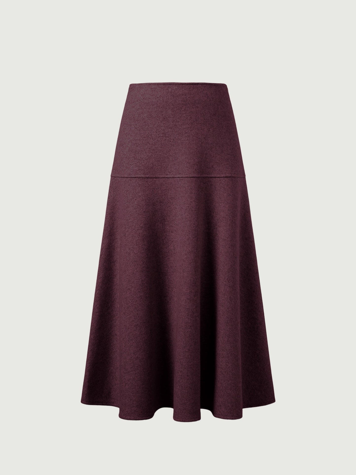 Wollook Uitlopende Maxirok