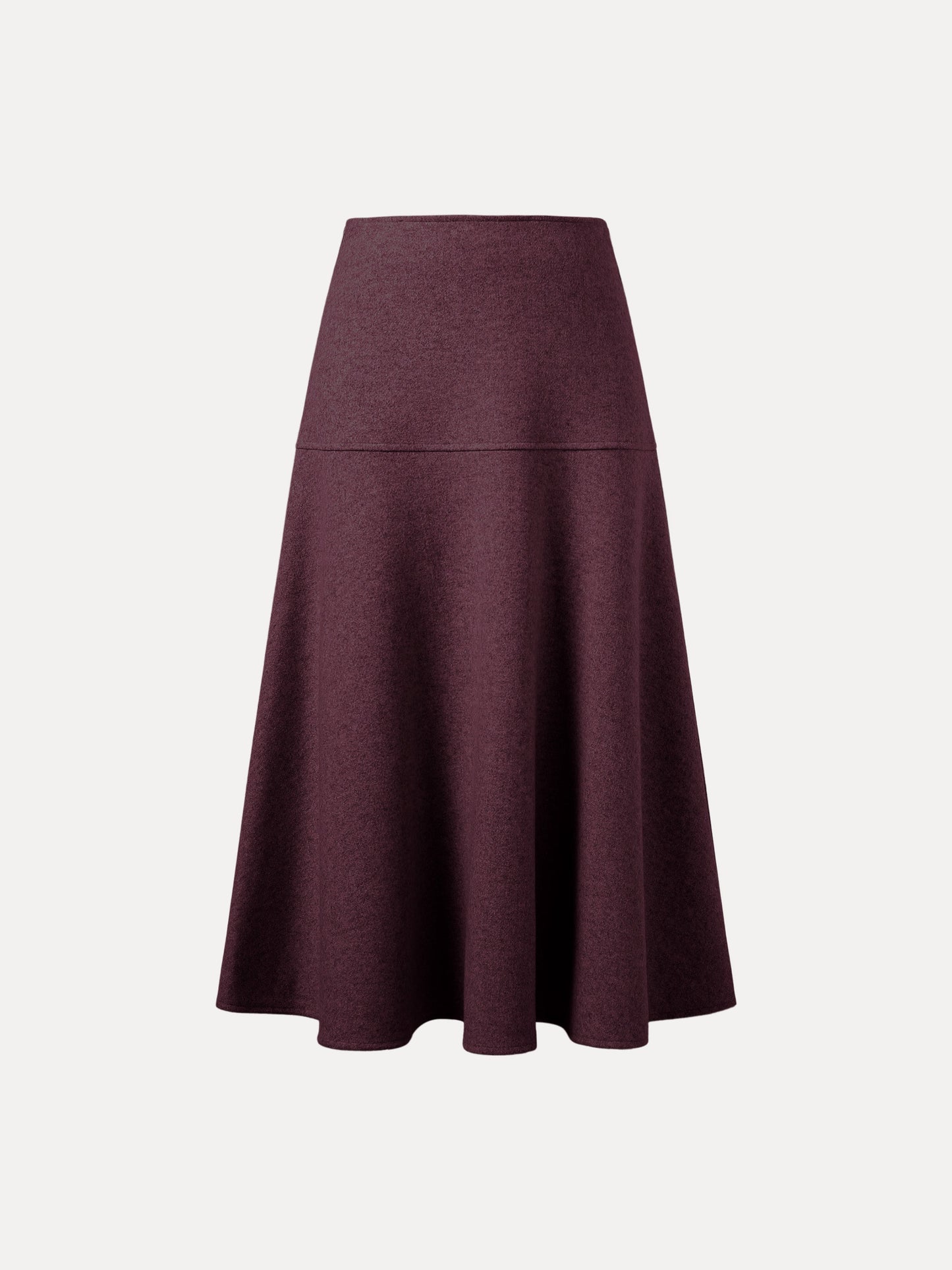 Wollook Uitlopende Maxirok