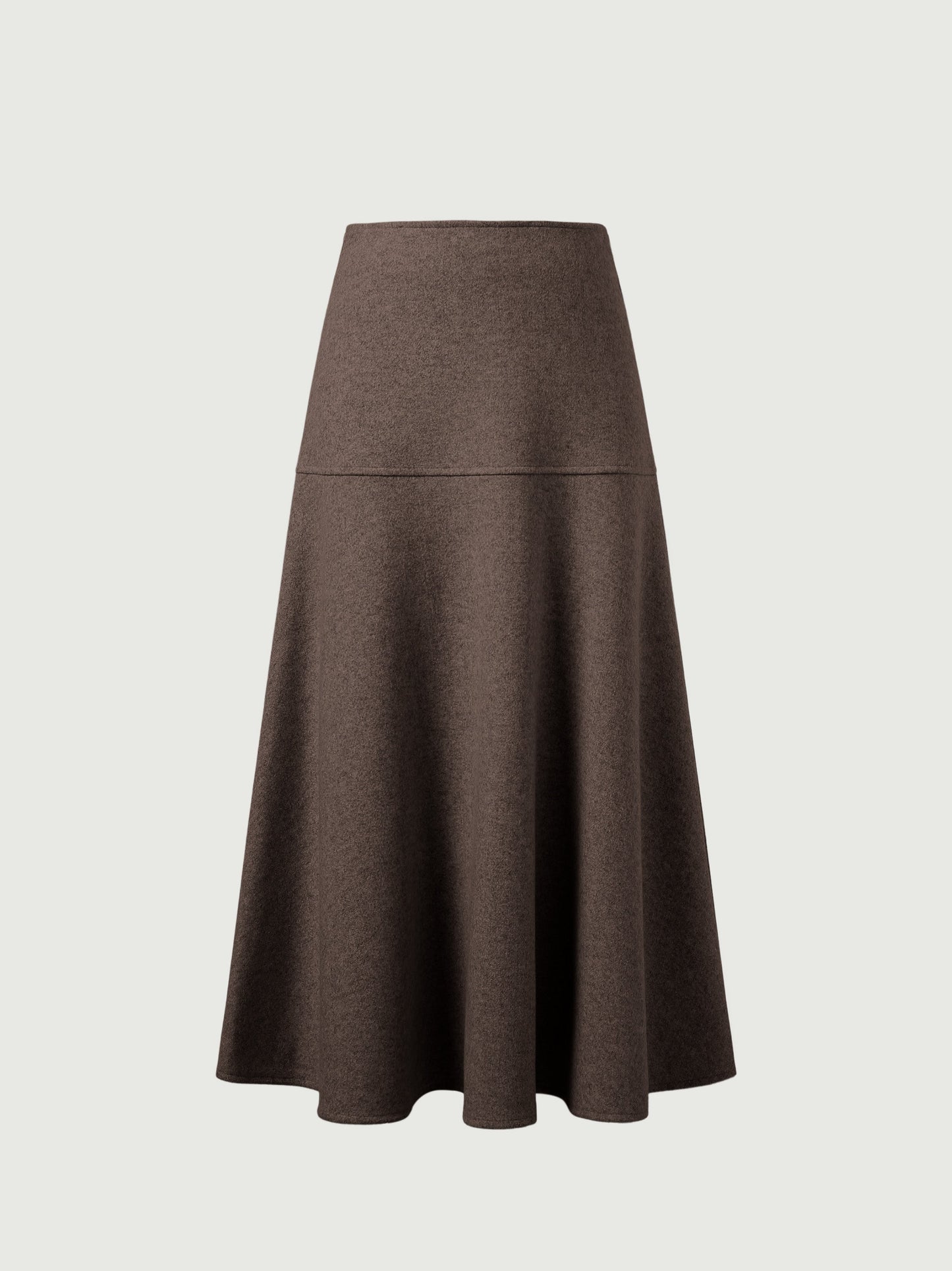Wollook Uitlopende Maxirok