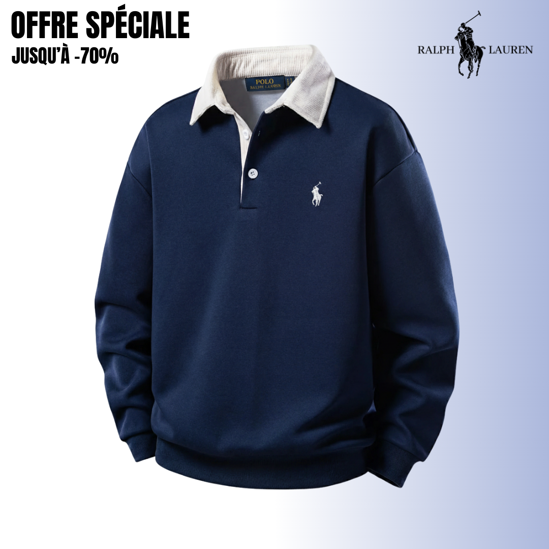 RL™ Prestige Edition – Sweater met Contrastkraag
