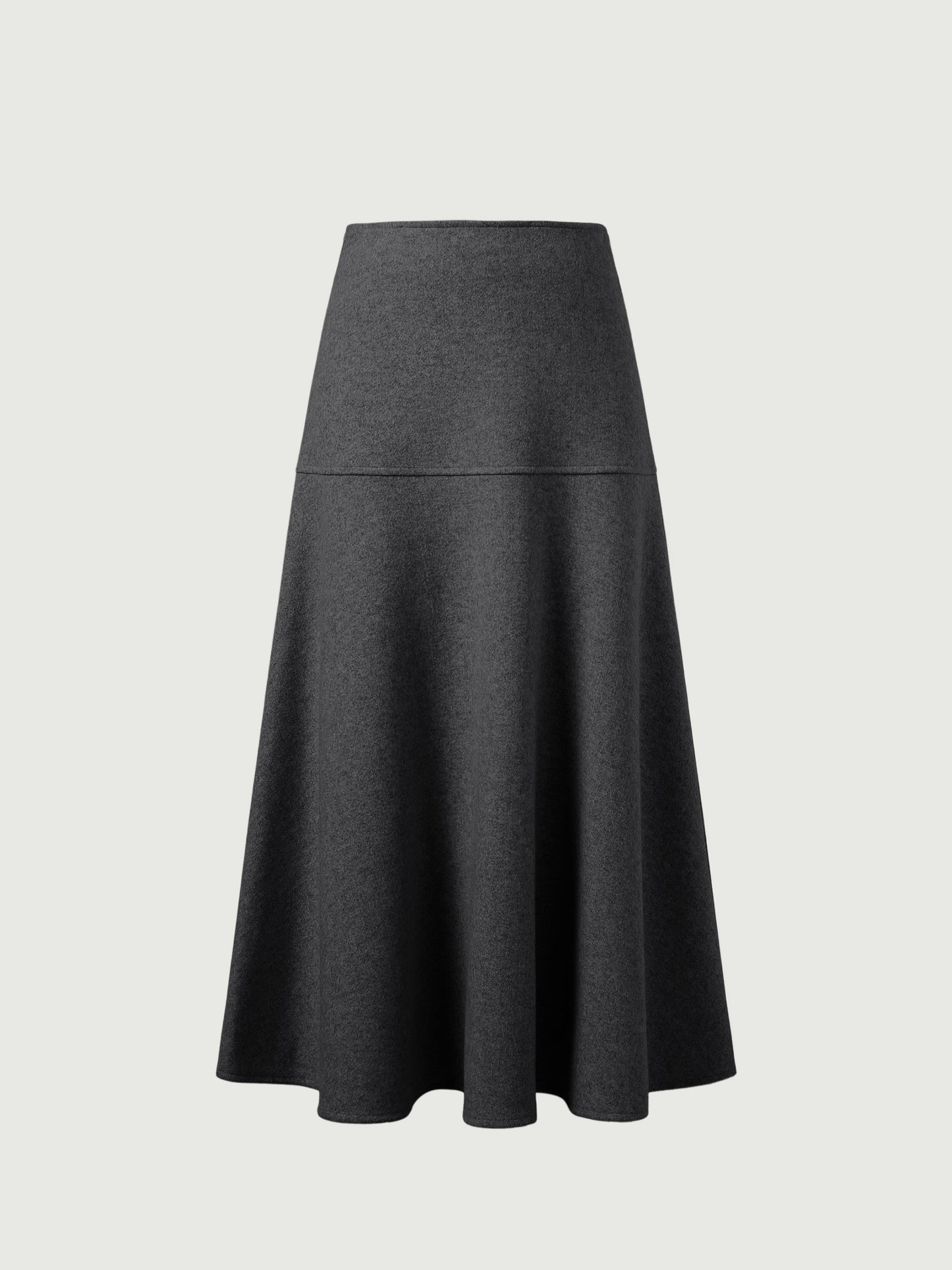 Wollook Uitlopende Maxirok