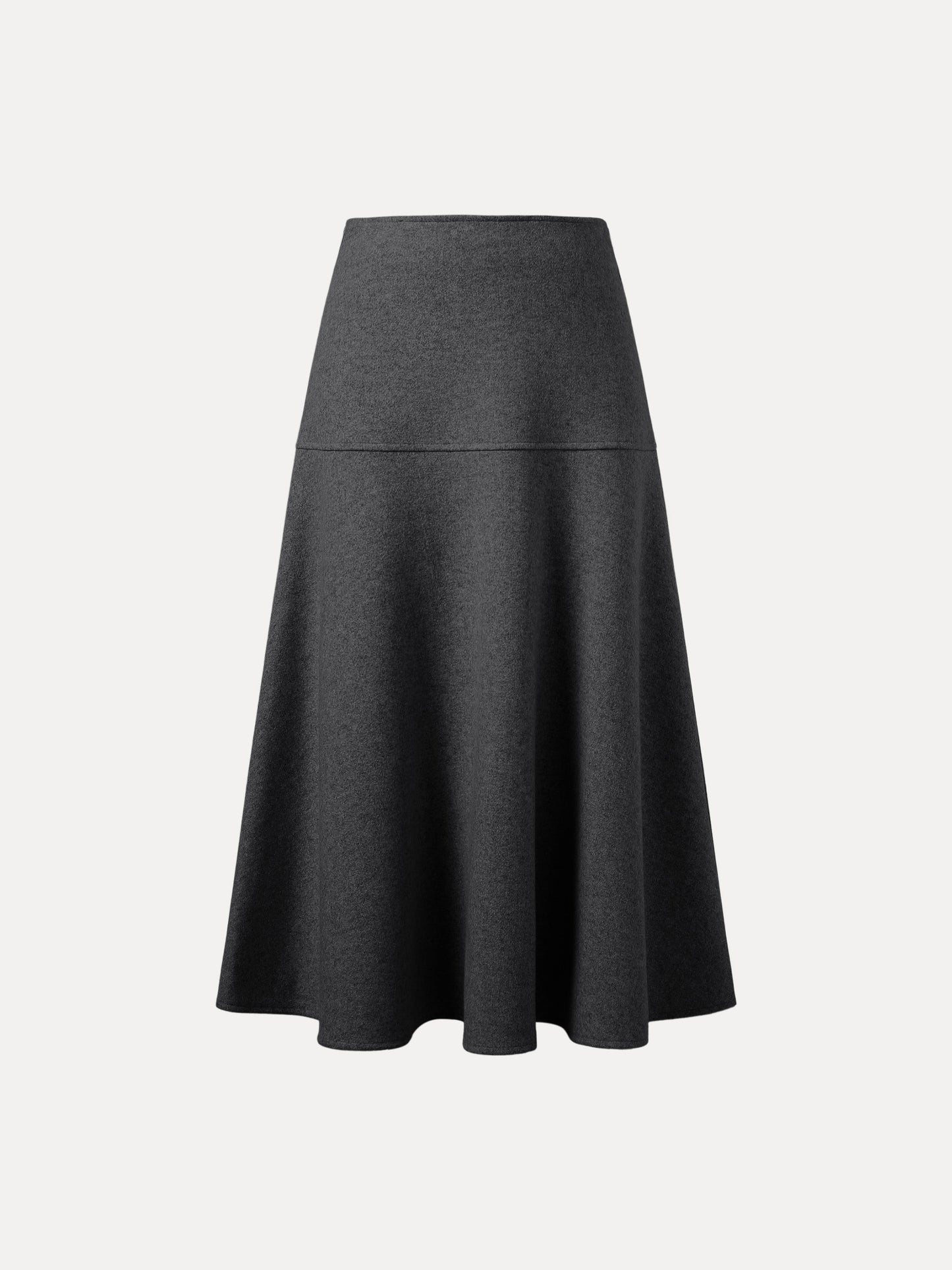 Wollook Uitlopende Maxirok