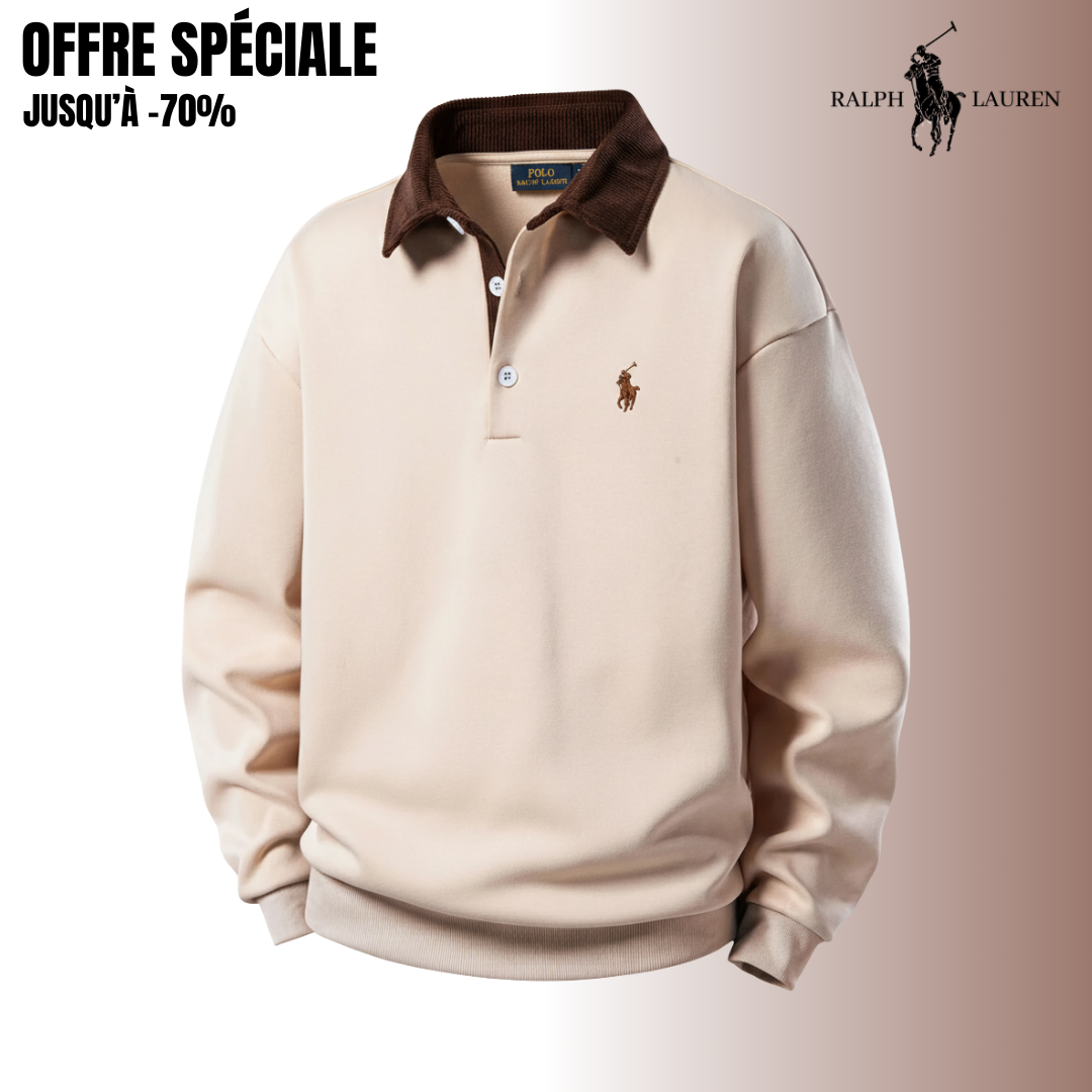 RL™ Prestige Edition – Sweater met Contrastkraag