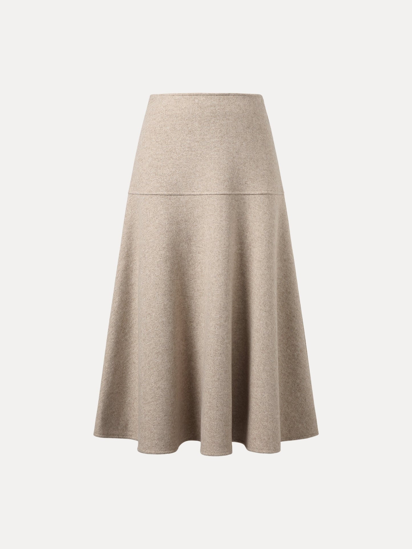 Wollook Uitlopende Maxirok