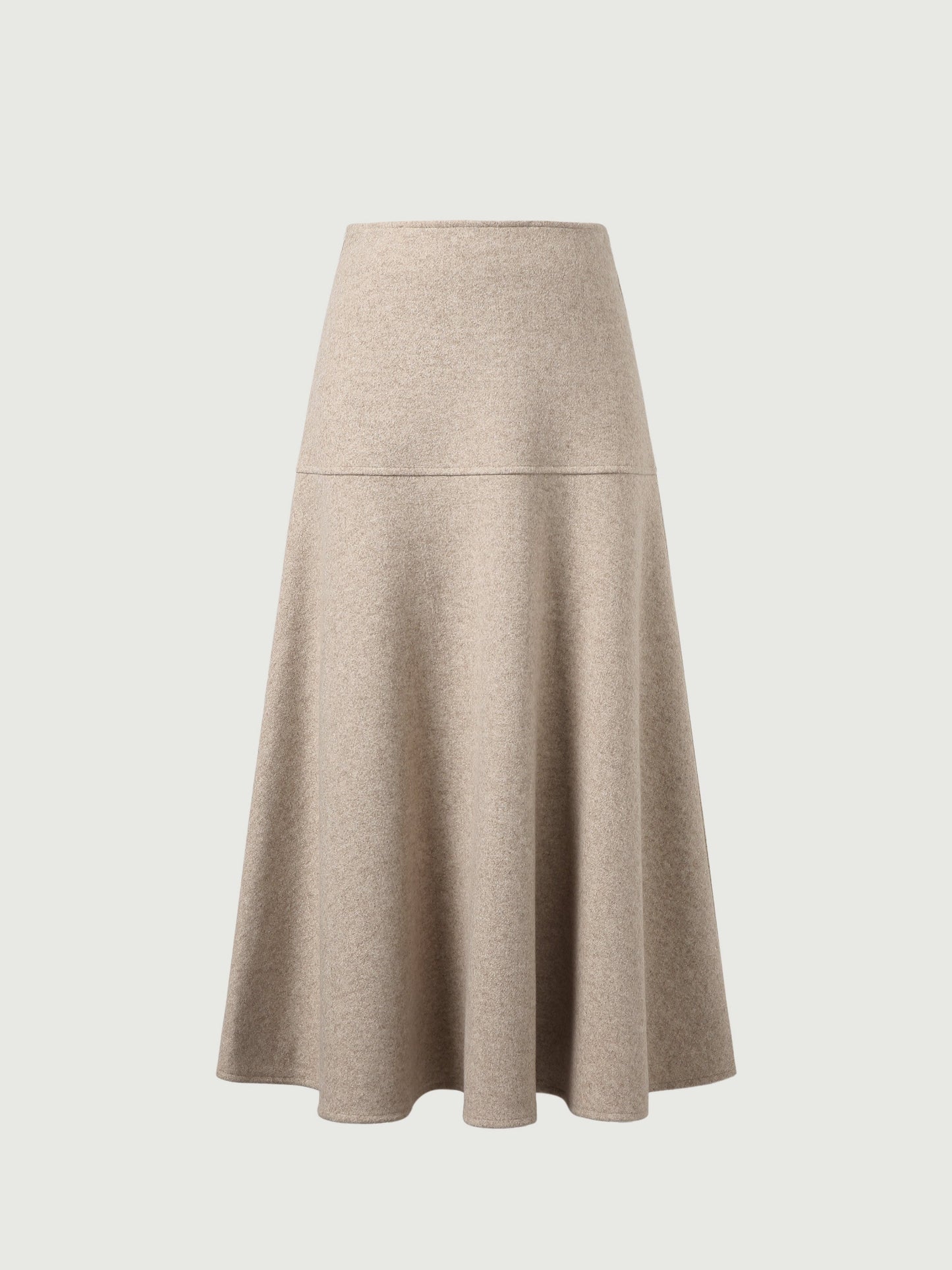 Wollook Uitlopende Maxirok