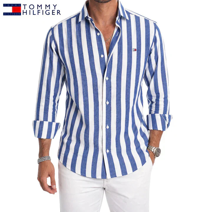 Premium Casual Gestreept Overhemd