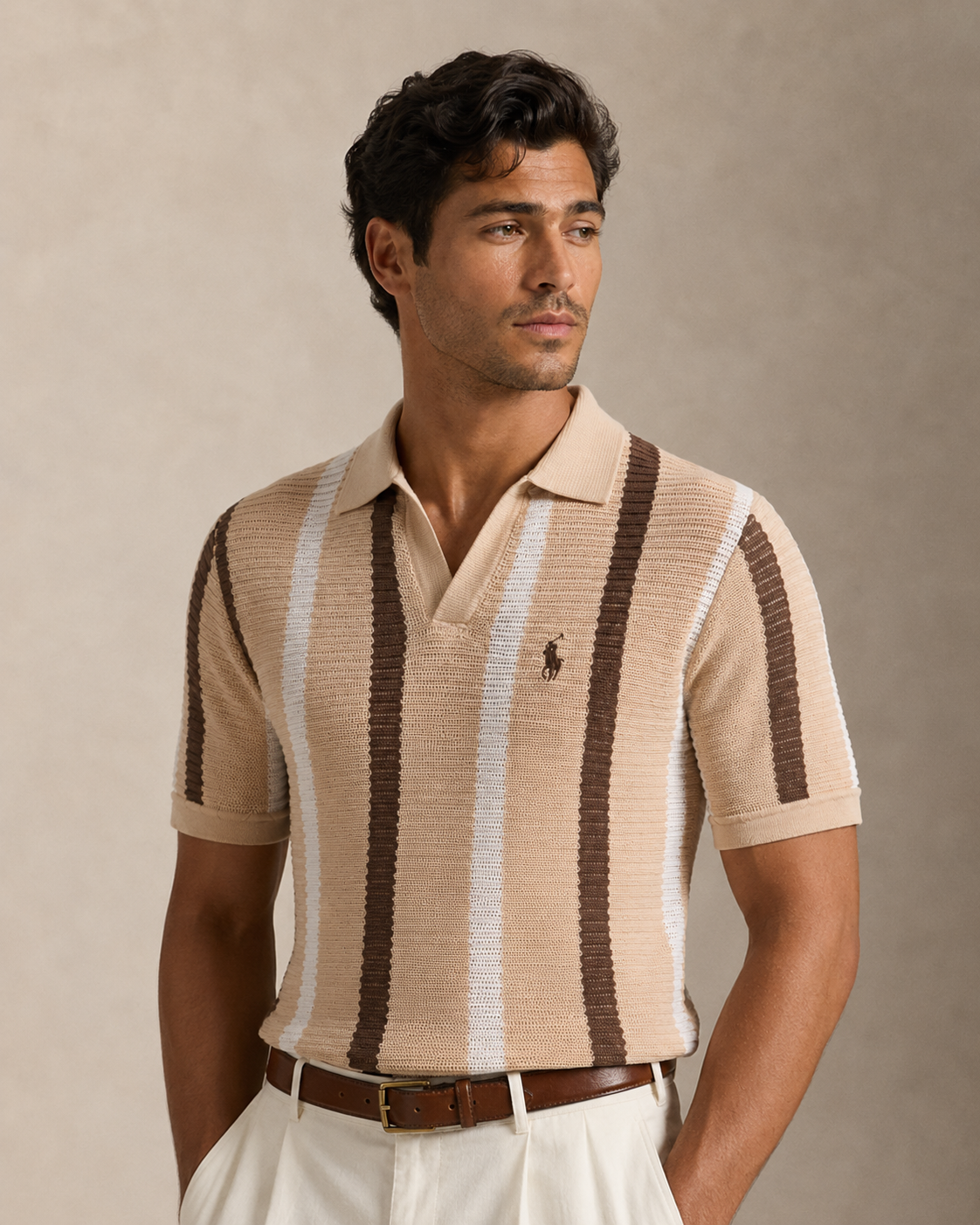 Polo RL™ Retro Gestreepte Knit