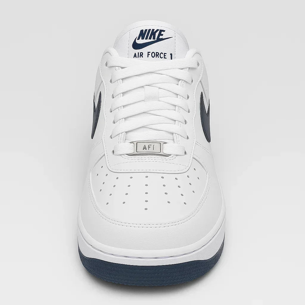 Sneakers NK AF1 – Wit & Marineblauw