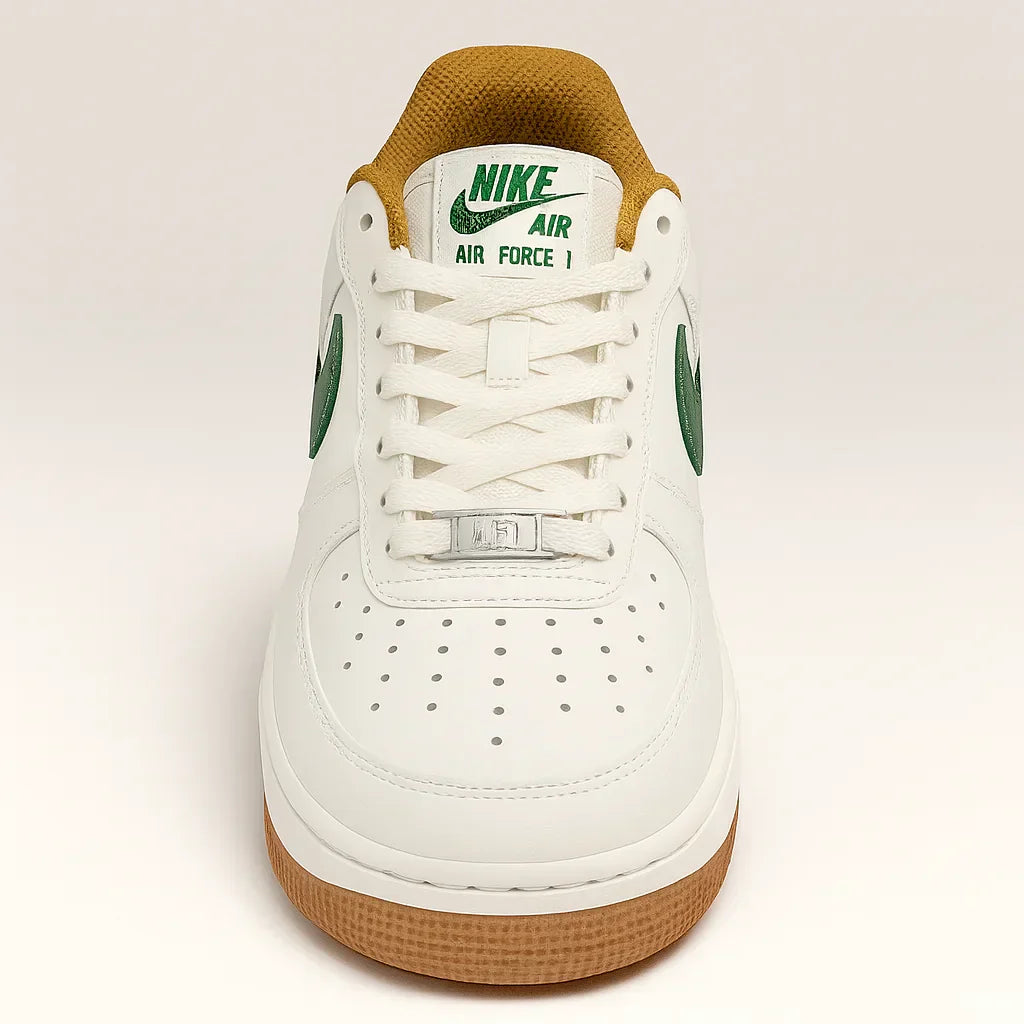 Hand-Crafted AF1 Crèmewit en Beige