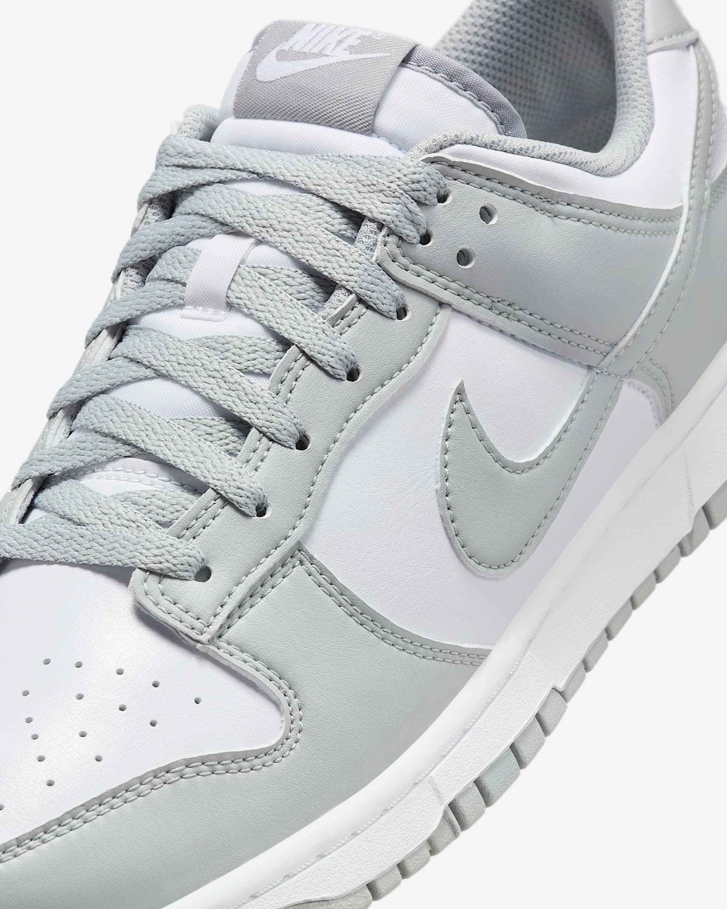 Sneakers NK Dunk Low – Wit & Lichtgrijs