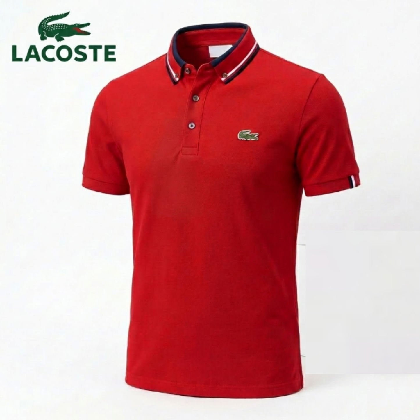 Piqué Polo met Klassieke Kraag