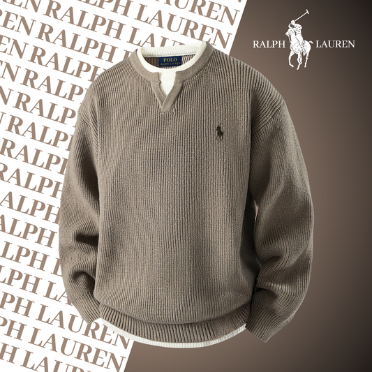 Heritage Trui met Splithals RL – Signature Knit