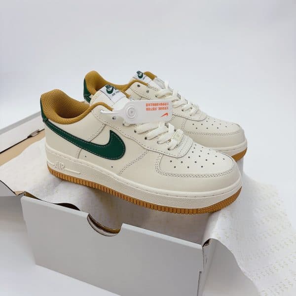 Hand-Crafted AF1 Crèmewit en Beige