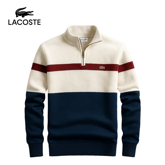 LC Heritage Gestreepte Quarter-zip