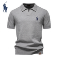 Piqué Polo met Open Kraag