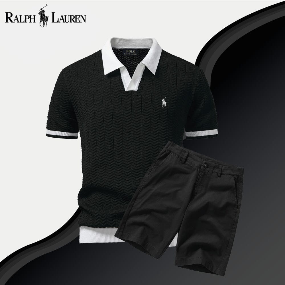 Ensemble Polo Short Noir